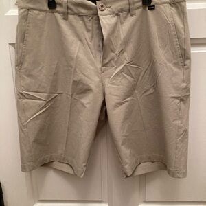 Travis Mathew Men's Tan Flat Front Shorts